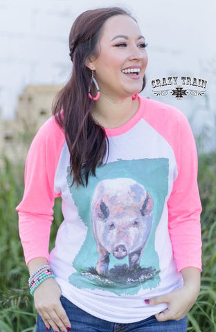 Piggly Wiggly Baseball Tee